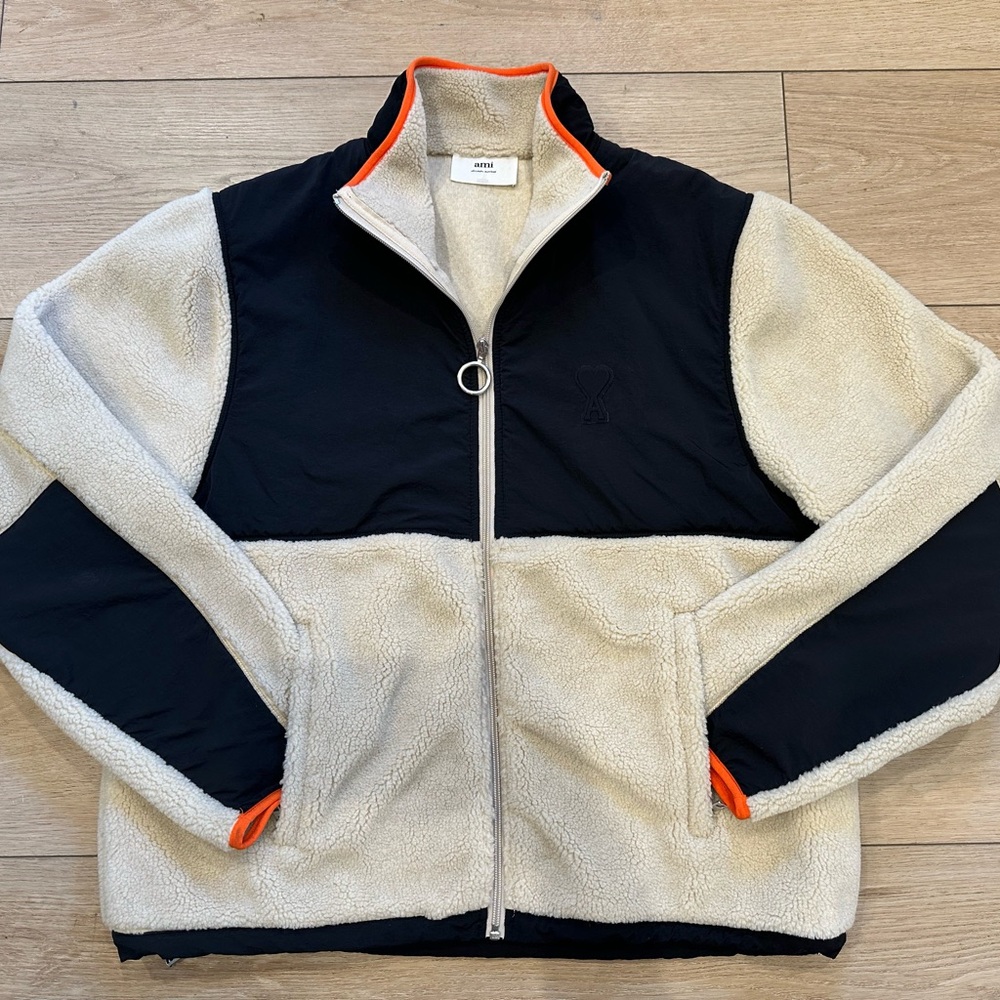 ami Alexandre Mattiussi Sherpa Fleece Jacket – Mens Size Large ✨New with Tags